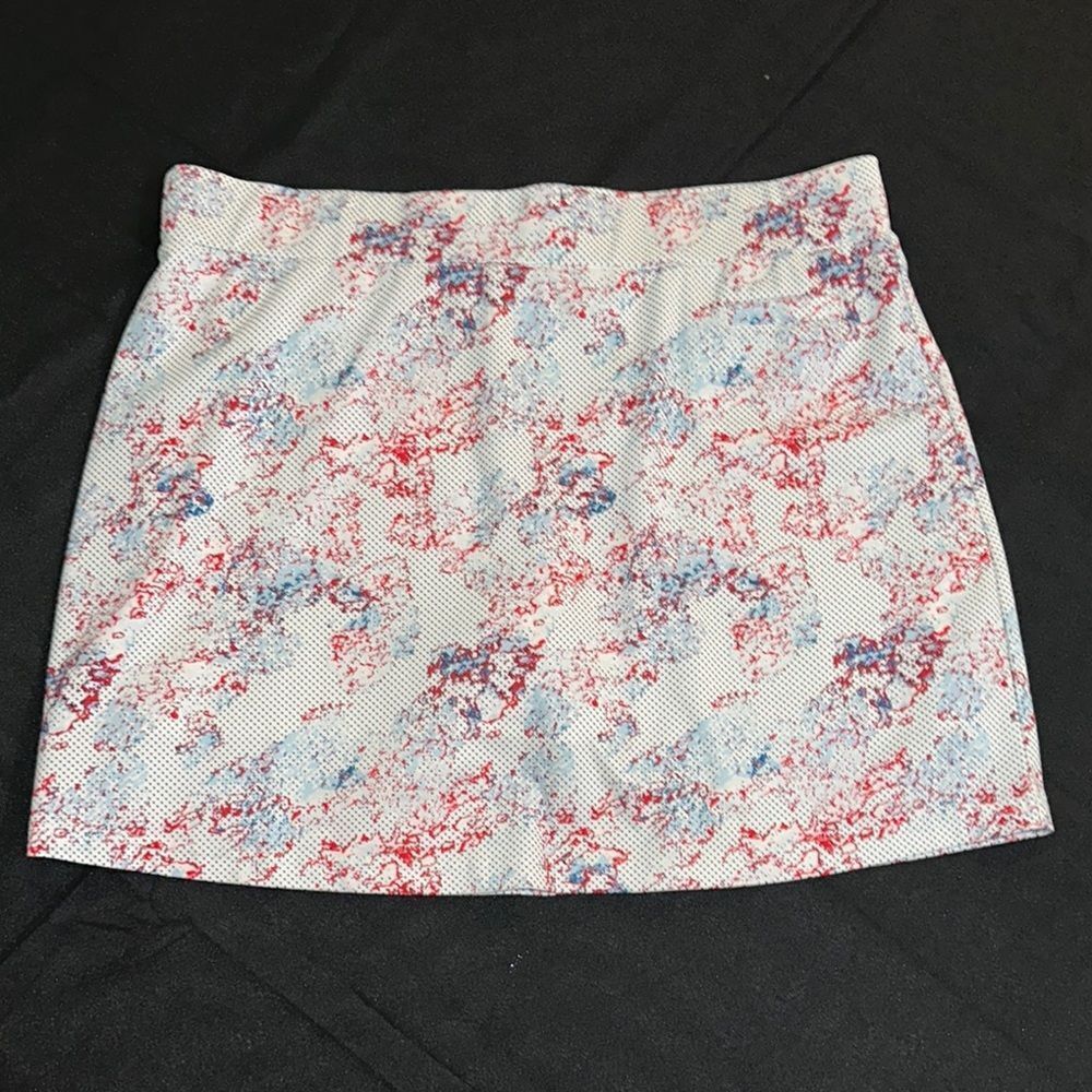 Pebble Beach Multicolor Pattern Skort Size Xl - image 3